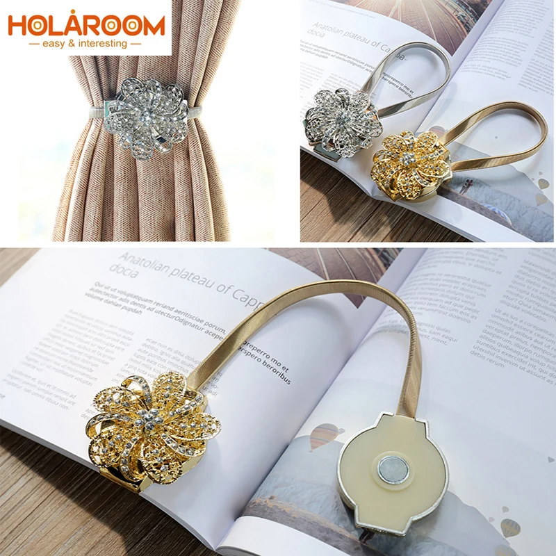 

Flower Shape Magnetic CurtainTieback Window Curtains Modren Home Decoration Curtains Buckle Curtain Accessories