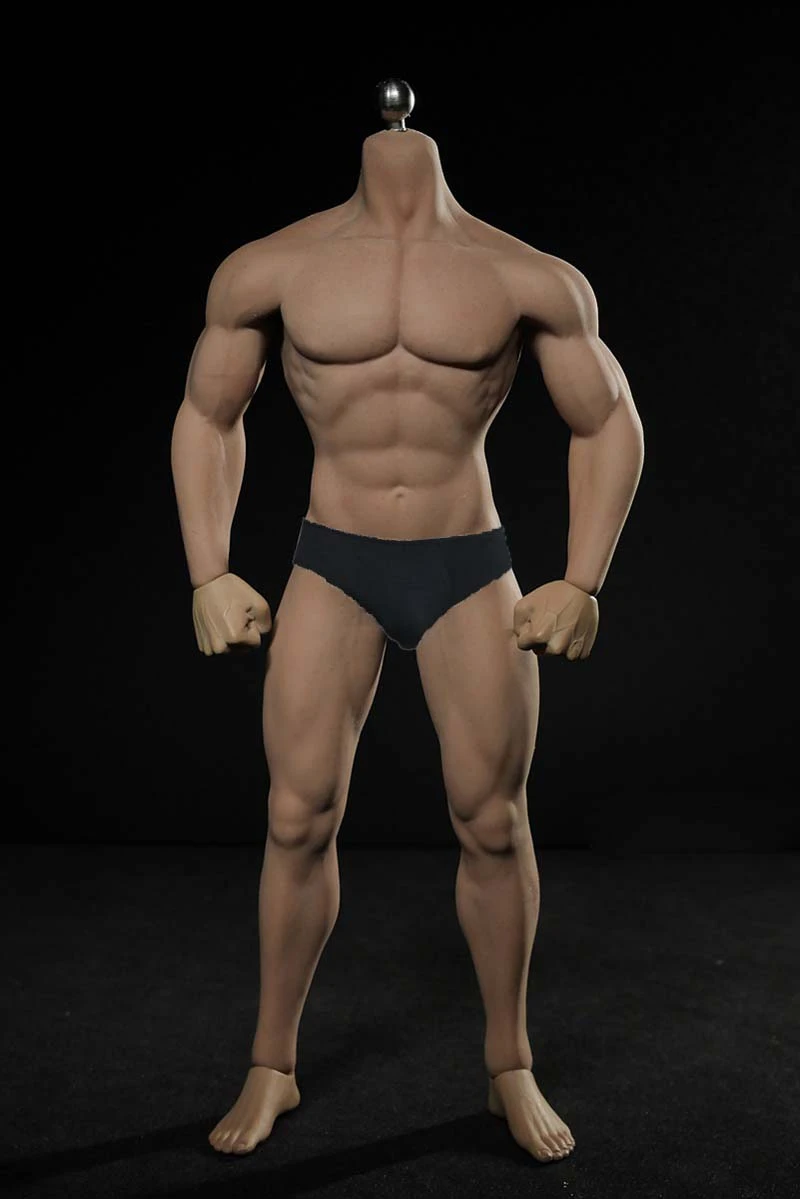 1:6 Phicen Male Figure Model Steel Skeleton Male Muscular Body Brand New
