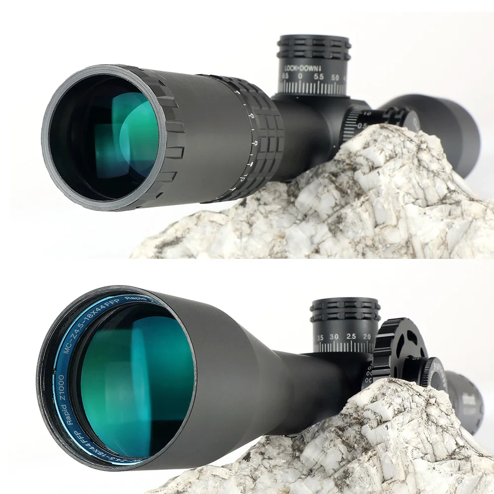 Ohhunt MC Z 4 5 18X44 FFP оптический прицел с гравировкой для охоты блокировкой боковым