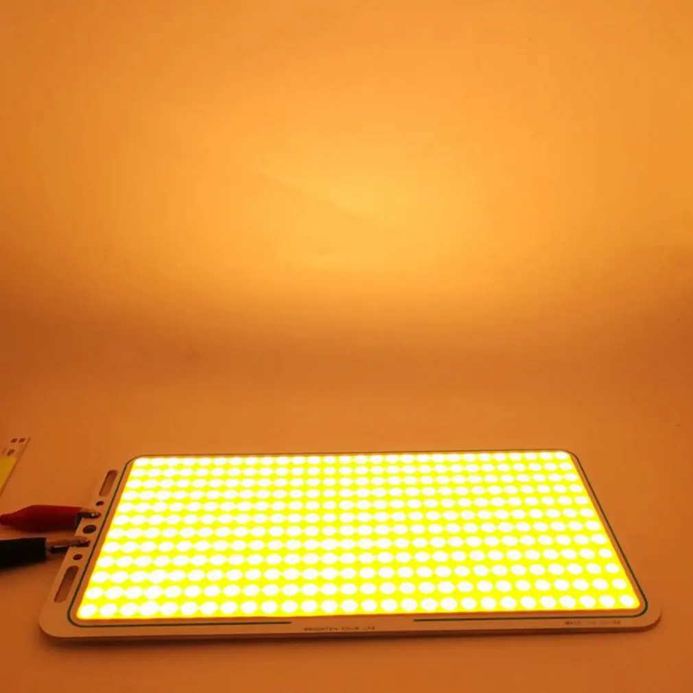 12 в 70 вт 7000лм светодиодный панельный светильник COB чип лампа без мерцания уф-лента для светильник ing мягкая высокая яркость энергосбережение - Испускаемый цвет: warm white