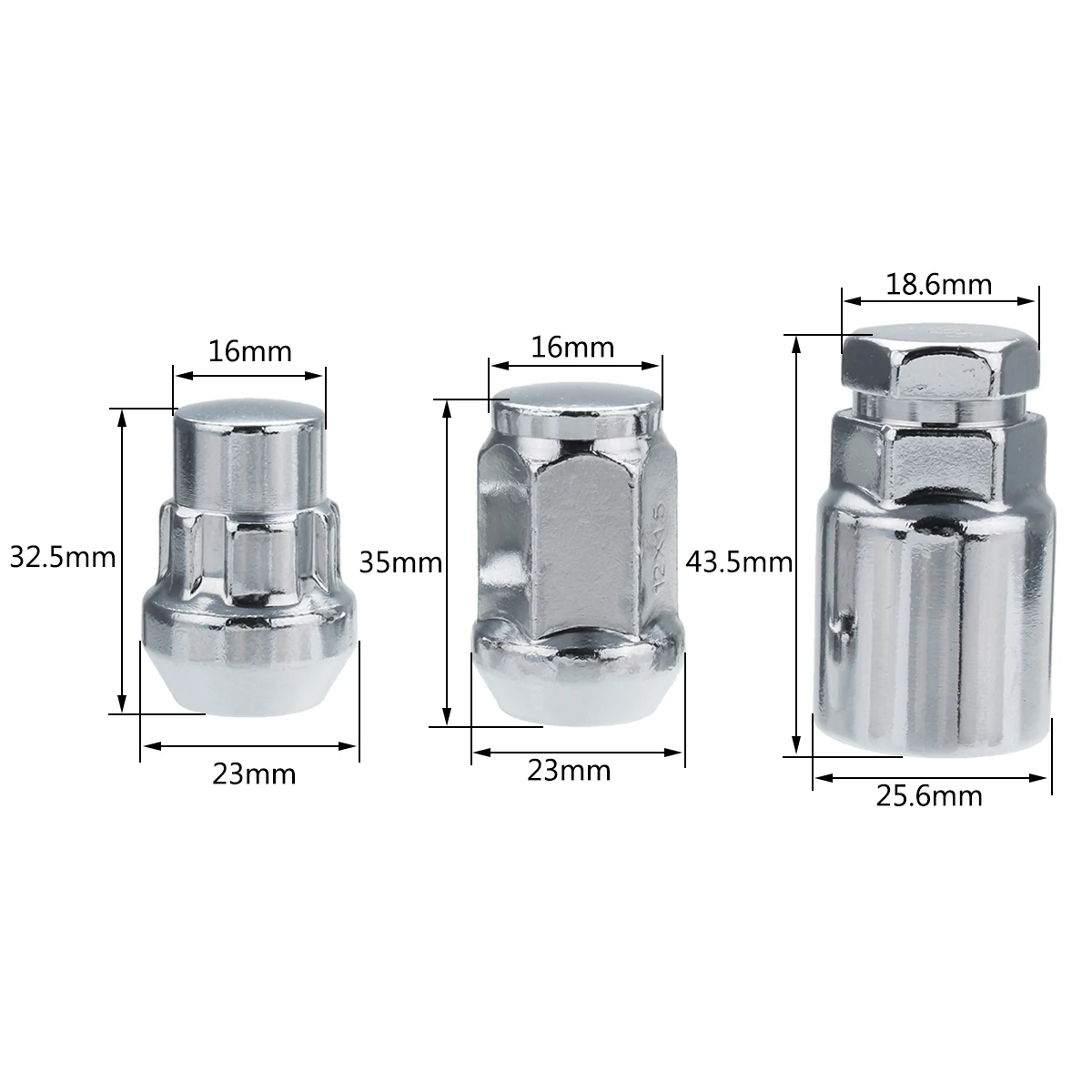 21 шт./компл. M12x1.5 колесные диски из сплава, гайки болты с шестигранной головкой с коническим отверстием для Ford Focus/C-Max/Fiesta