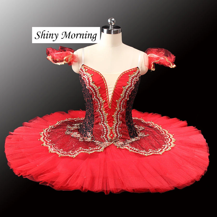 Professional Ballet Costumes Ballet Tutu Don Quixote Spanish Kitri Dance Tutu Classical Platter Performance Adult Black Red Ballet Tutu Dance Tutuballet Tutu Costumes Aliexpress