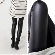 Восточное Вязание модные черные женские леггинсы стрейч кожа сексуальная высокая талия брюки S/M/L 4 размера 1 пара Розничная торговля