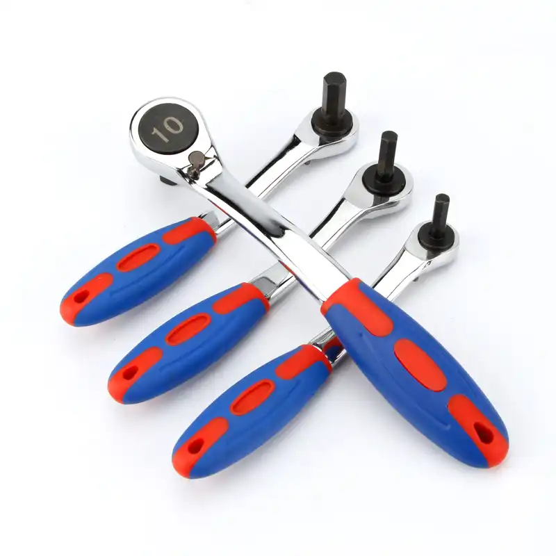 Quick Ratchet Hex Wrench Set 1PCS 4 Head Hexagonal Spanner Hexagon Key