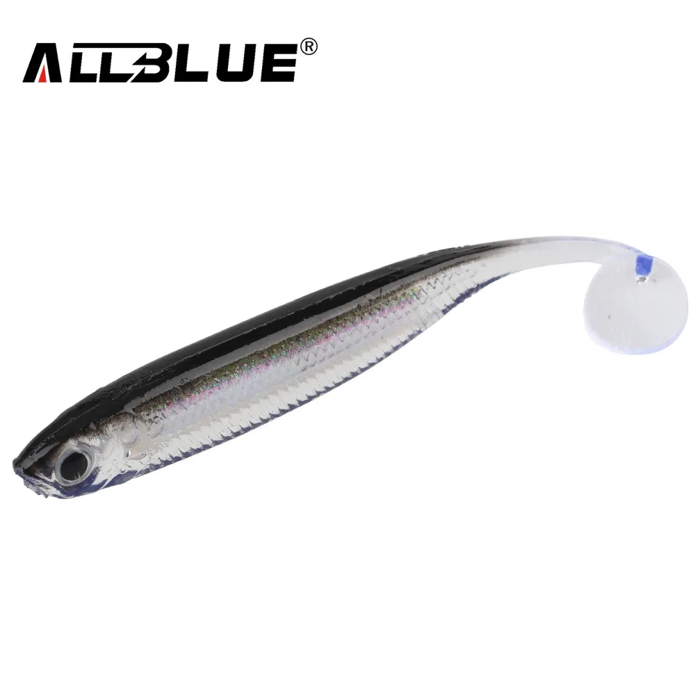 ALLBLUE мягкие приманки 6 шт./лот 2 г/70 мм для рыбалка на сельдь рыболовная приманка