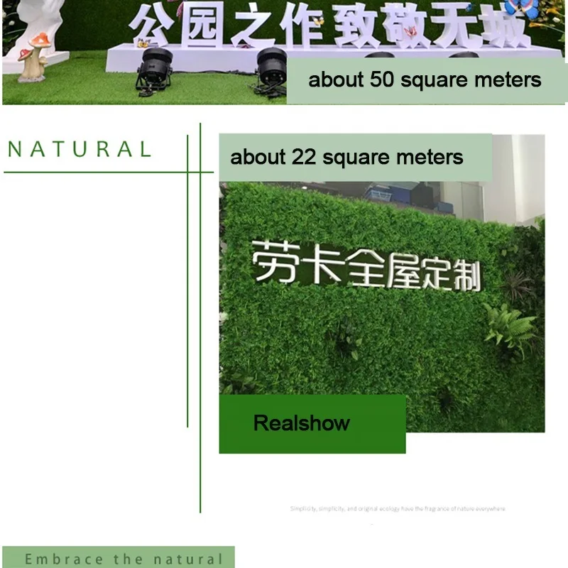 Xuanxiaotong 60*40 см Зеленые искусственные лужайки коврик с пейзажем для дома сад задний план стены украшения вечерние Свадебные Поставки