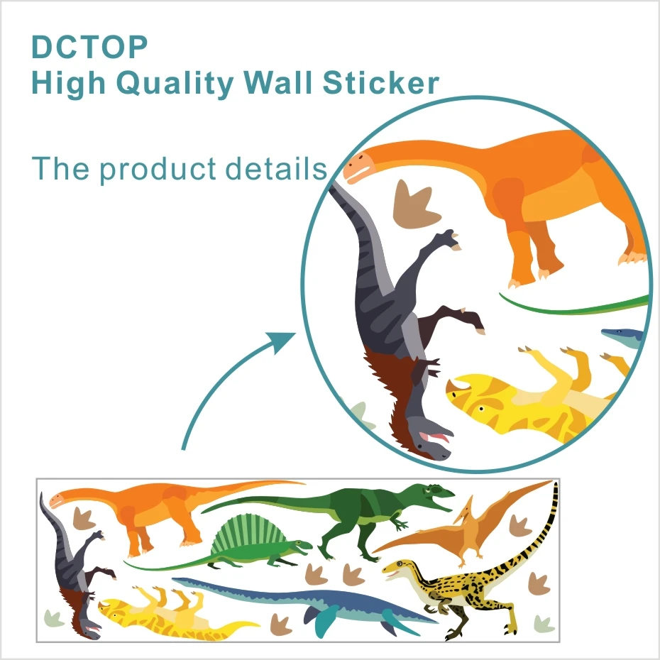 Cartoon Dinosaurs Wall Sticker 2