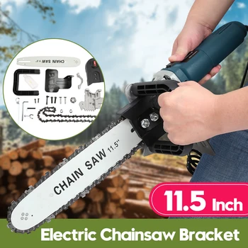 

11.5 Inch Electric Saw Electric Chainsaw Bracket Set 100 Angle Grinder Stand Chain Saw Woodworking Cutting Tools Power Tool