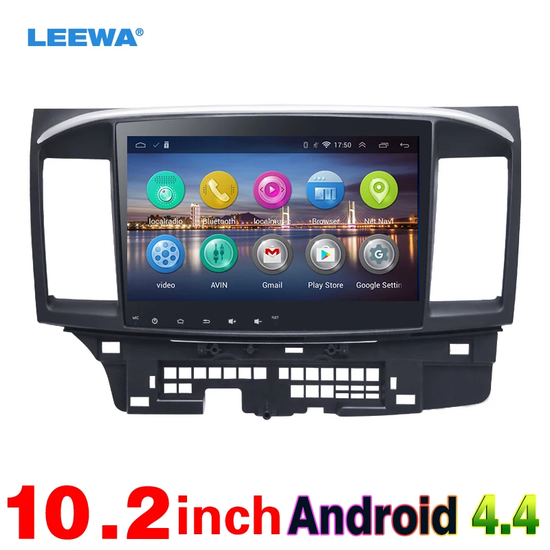 LEEWA 10inch Bigger HD Screen Android 4 4 font b Car b font Media Player With