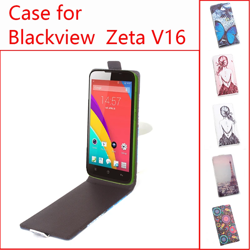 Fashion Leather Cases For Blackview Zeta V16 Butterfly Flower Tower Pattern Phone Case Cover Card Slot Brand | Мобильные телефоны и