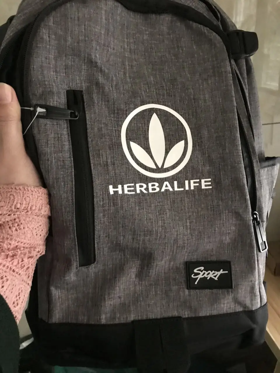 Herbalife 24 Fit Спортивная сумка для ноутбука Дорожная безопасность Водонепроницаемый Школьные сумки - Цвет: Gray