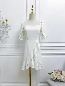 

The new summer 2020 falbala bust package hip fashion dress