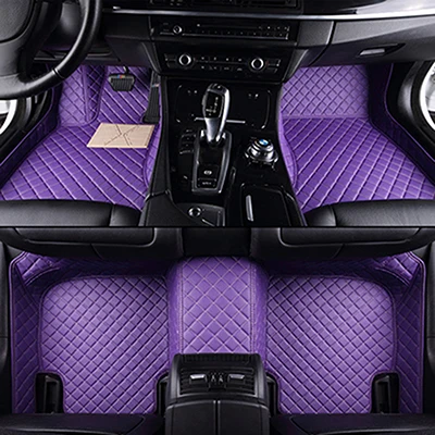 Wenbinge, автомобильные коврики на заказ для всех моделей автомобилей,, подходят автомобильные аксессуары, автомобильные коврики для ног, ковры, чехлы для автомобиля, стильные автомобильные накладки - Название цвета: purple