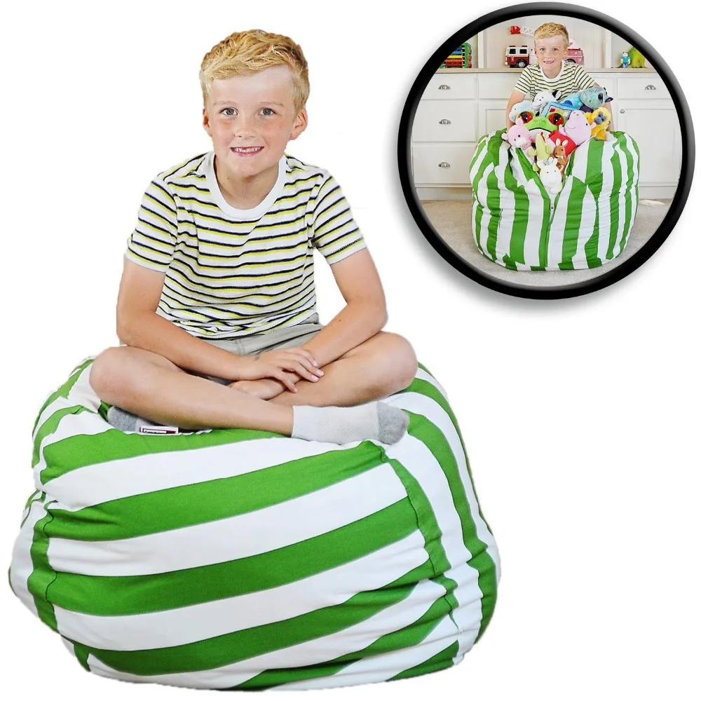 Детская плюшевая сумка для хранения игрушек, креативная подушка для дивана, сумка для дивана, большая емкость, шар с ручкой, цепочка, 24'