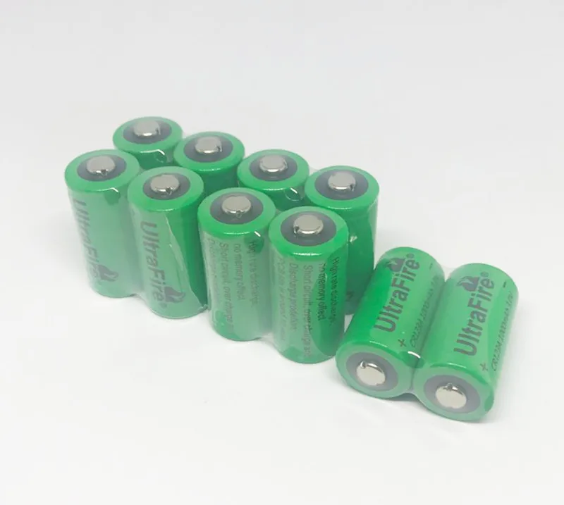 

10X 16340 1000mah 3v cr123a 16340 rechargeable battery 3.0v rcr123a 16340 batteries lithium