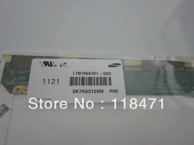 

15.6 inch LCD Screen TN156AT01-D02 LTN156AT01 D02 for LG 1366(RGB)*768 (WXGA) Original A+ Grade 6 months warranty