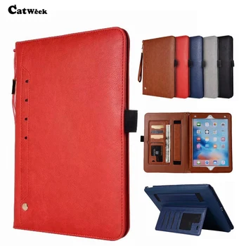 

For iPad 2018 PU Leather Case Cover Slim Wallet Case Protective Stand Skin For Apple iPad Air 2 9.7'' Tablet Funda +Card Slots