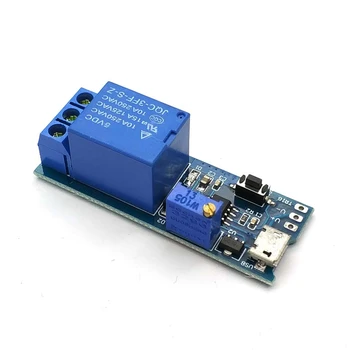

5V-30V Micro USB Power Adjustable Delay Relay Timer Control Module Trigger Delay Switch