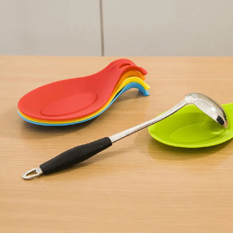 

Random Color Multi Mat Kitchen Tools Silicone Mat Insulation Placemat Heat Resistant Put A Spoon Mat Spoon Mat Eggbeater Pad