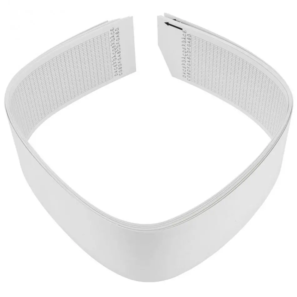 

New 10pcs/set Blank Paper Tape Strip For 30 Note DIY Hand Crank Music Box