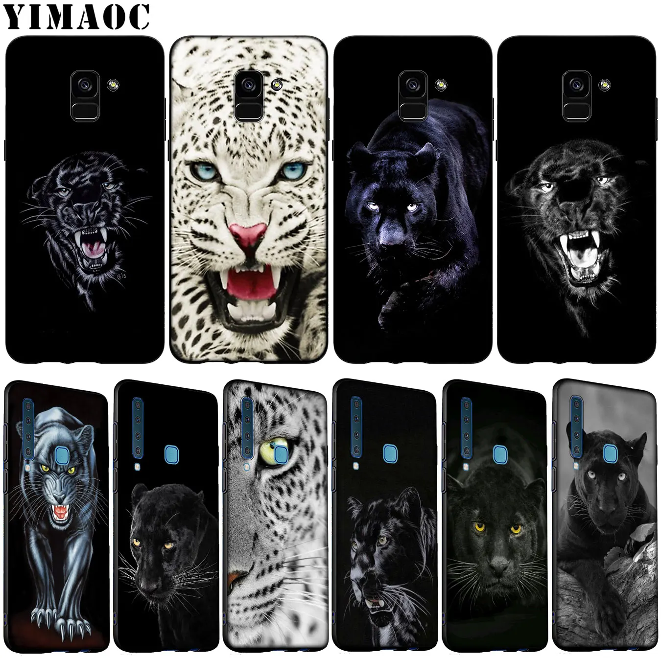 Мягкий силиконовый чехол YIMAOC для телефона Samsung Galaxy A6 A9 A8 A7 2018 A3 A5 2016 2017 Note 9 8 10 Plus