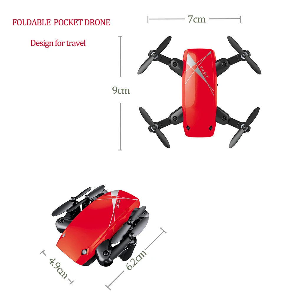 

S9W S9 Drone With Camera/no came Mini pocket RC Helicopter Foldable s Altitude Hold Quadcopter WiFi FPV Toy For Fun