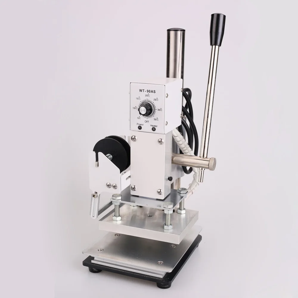 Metal Hot Stamping Machine 10*13CM Manual Embossing Machine Tipper Card