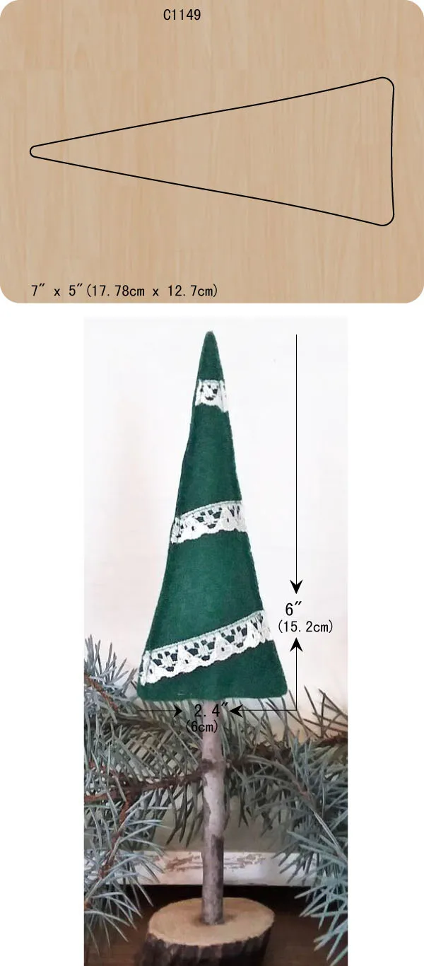 

New Christmas tree Wooden die Scrapbooking C-1149 Cutting Dies Multiple sizes
