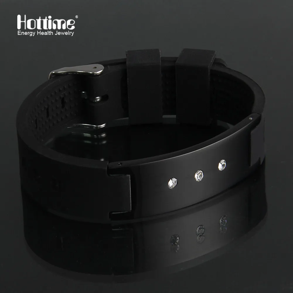 

Hottime Tourmaline Energy Balance Bracelet Bangle Magnetic Health Care Jewelry For Women Germanium Magnetic Bracelets & Bangles