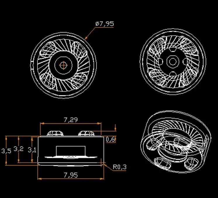 1 пара(2 шт.) NICEHCK 8 мм наушники KZ динамик для DIY гарнитура наушники DIY Соединенные Наушники Аксессуары для динамиков