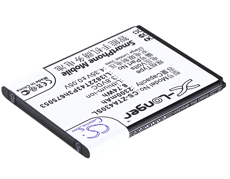 Высококачественный аккумулятор Cameron Sino 2300 мАч Li3822T43P3h675053 для ZTE EA430 Blade A430 Beeline Pro