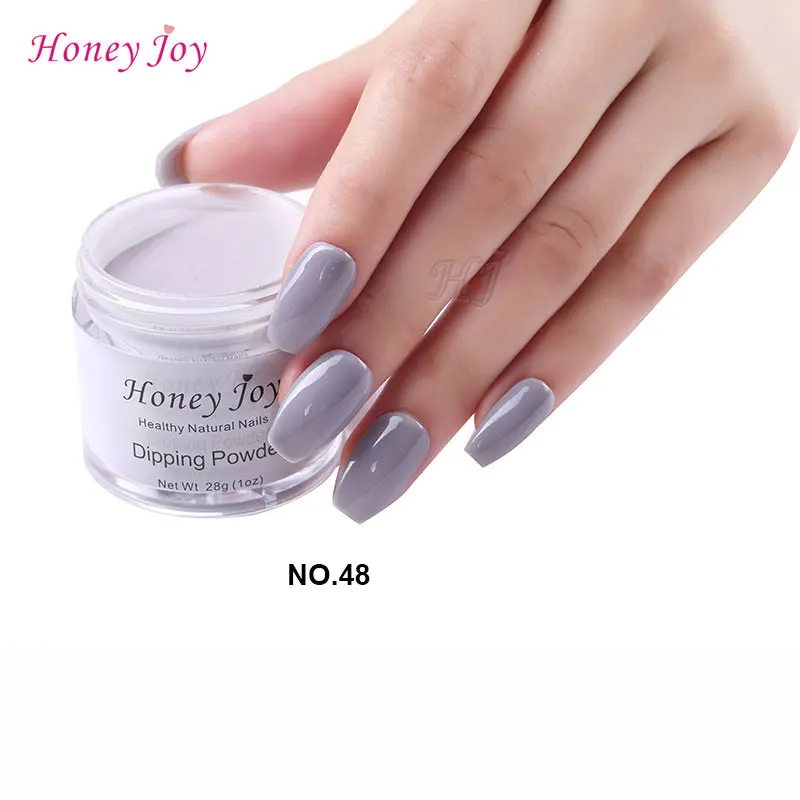28g/Box 48 Elegance Grey Dip Powder Nails Dipping Nails Get Stronger