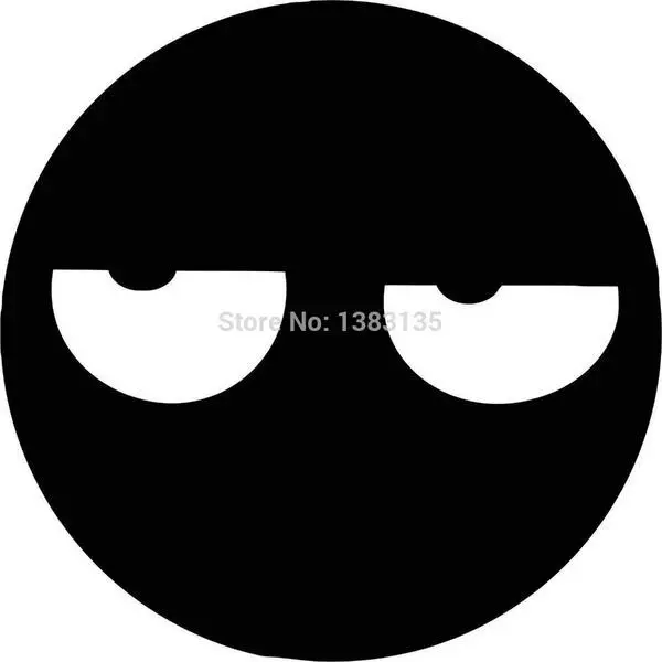 Wholesale 50 pcs/lot Funny Dull Face Smiley Vector Image car window sticker vinyl decal funny JDM and all the smooth surface |