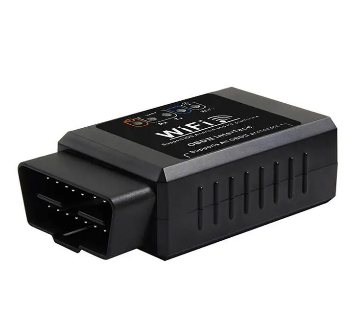 ELM327 V1.5 OBD2 WI-FI детектора неисправности автомобиля Черный