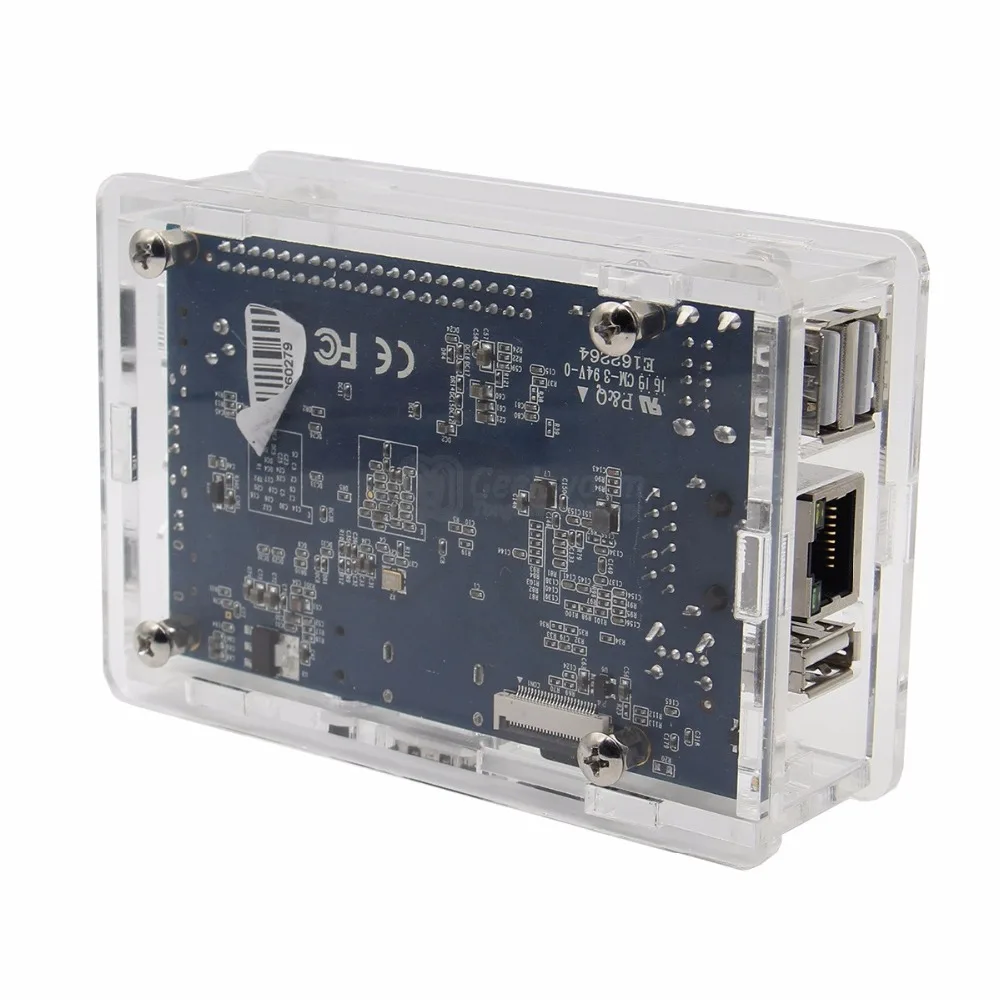 Акриловый чехол Orange Pi Plus 2E защитный кожух охлаждающий вентилятор алюминиевые