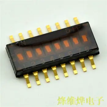 

SMD toggle switch 8 1.27mm DIP switch coding switch imported gold-plated ( 20 )