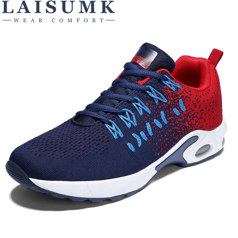 

LAISUMK Spring/Summer Breathable Mesh Lovers Leisure Footwear Casual shoes Soft Light Weight Couple Fashion Trend Shoes