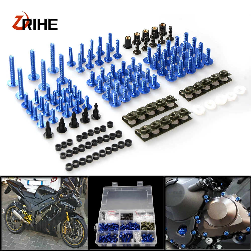 CNC Universal Motorcycle Fairing/windshield Bolts Screws set For Aprilia dorsoduro 750 shiver GT sl1000 falco RSV MILLE R-in Covers & Ornamental Mouldings ...