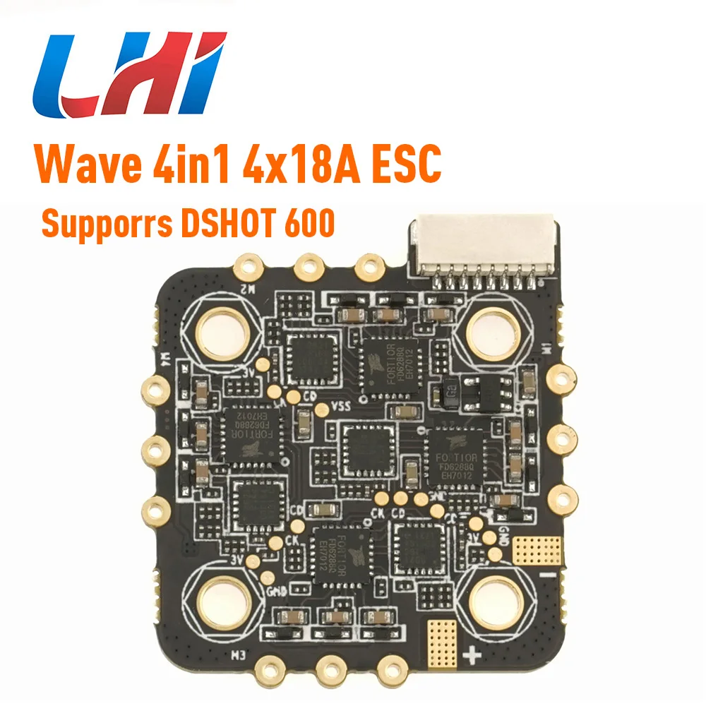 

Newest AIRBOT Brushess ESC Supports OMNIBUS WAVE 18A 4in1 drones with 4x18A 2020 DSHOT Blheli_s Quadcopter For Fpv helicopt