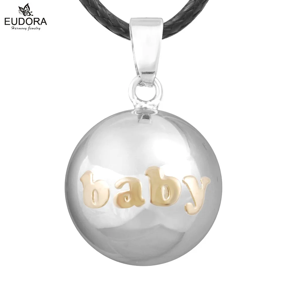 Fashion Jewelry Multifarious Angel Caller Pendant "Baby" Or "Mom" Harmony Chime Bola Ball Pregnant Women Long Pendant Necklaces 2