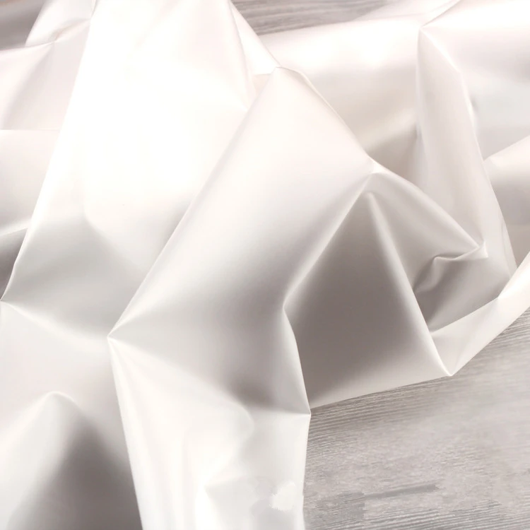 Прозрачный из ТПУ ткани супер-перспективная одежда ветровка водонепроницаемый тонкий кристалл обернутый пластиковой тканью дизайнерская ткань