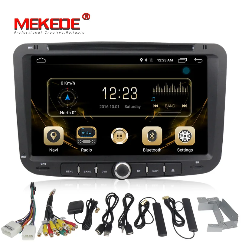 Clearance 2 din Android 7.1 Car radio audio dvd for GEELY Emgrand EC7 2012 2013 2014 Navigation GPS bluetooth Russian menu 2G RAM 4G lte 5