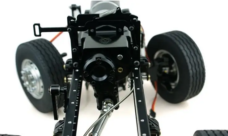 

RC Tractors Jackknifed buckle fixed frame for tamiya 1/14 Scale R/C Tractor Trailer Thunder Dragon BENZ Scania R470 R620 MAN TGX