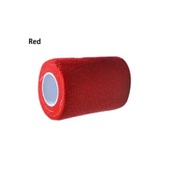 Red 48 шт./лот 7,5 см x 4,5 М гидроизоляционной ленты для самоклеящейся липкий Бинт Эластичный адгезивный бинт из нетканого материала, для занятий спортом - Цвет: Red