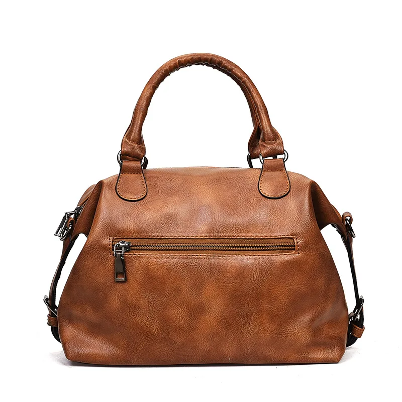 Женская сумка 2019 винтажная сумка на плечо женские сумки из мягкой кожи сумки через плечо для женщин Женские Бостон Bolsa Feminina KL279