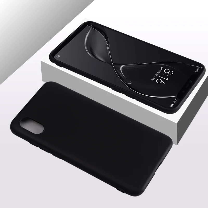 Роскошный мягкий Силиконовый ТПУ чехол для Xiaomi Mi 8 Pro задняя крышка Защитные чехлы
