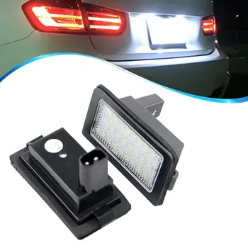 

2 Pcs LED License Plate Light White Lamps for BMW E38 Canbus 7 Series 740i 740iL 750iL M8617