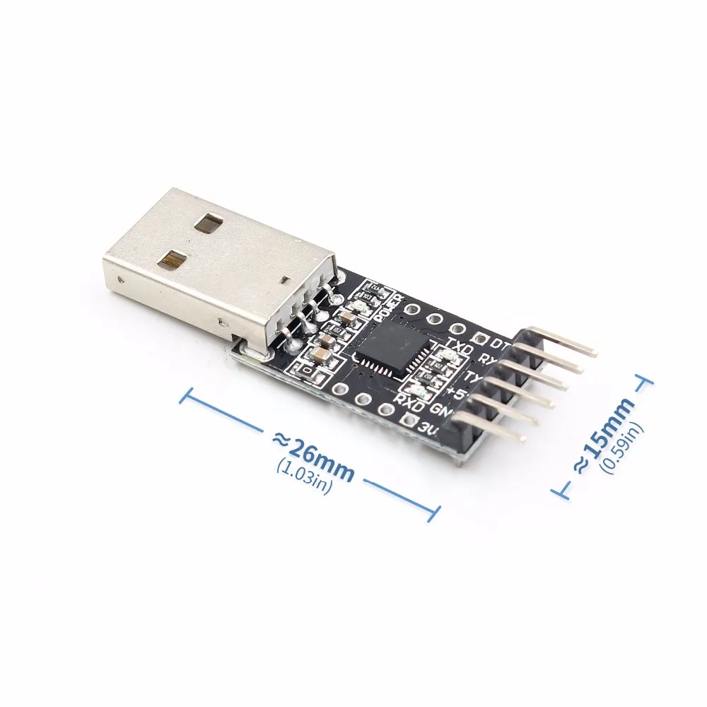 1 шт. CP2102 USB 2,0 к ttl UART модуль 6Pin последовательный преобразователь STC заменить FT232 модуль адаптера 3,3 В/5 В питания