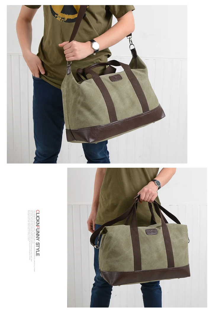 Горячая Распродажа, дорожные сумки Kvky, повседневная винтажная сумка-мессенджер, холщовая одноцветная сумка унисекс, Большая вместительная сумка через плечо, Классическая сумка