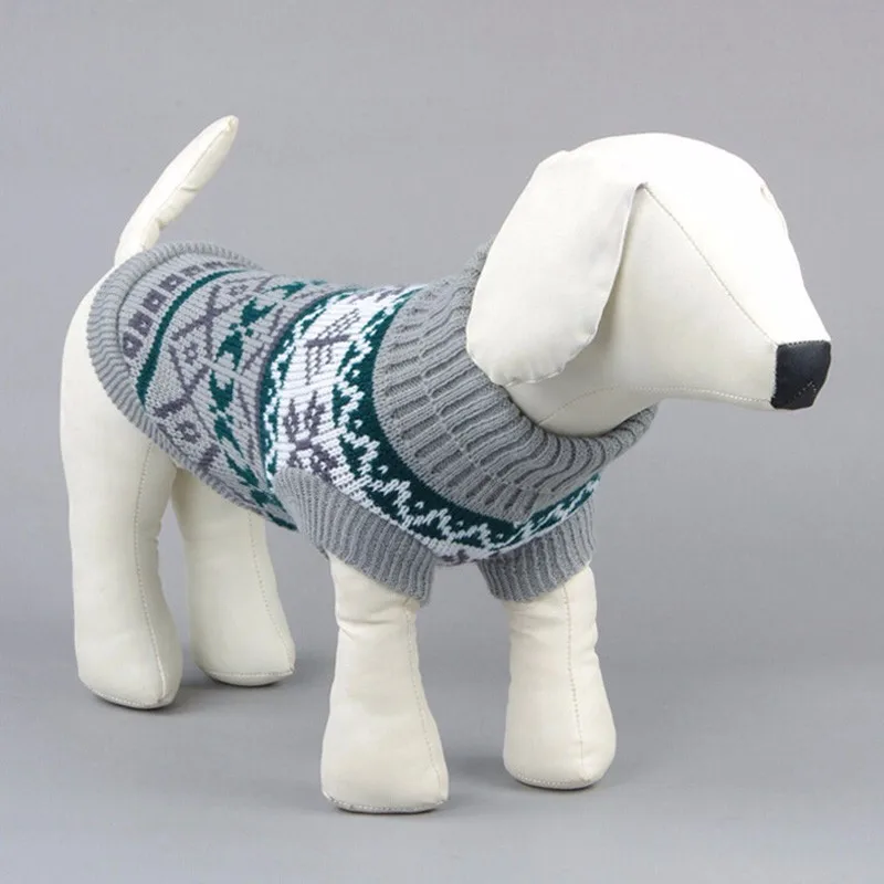 Большие домашние собаки Snowflower теплый свитер одежда пальто для щенка кошки джемпер Трикотаж аксессуары для собак